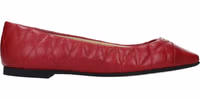 Pink Leather Ballet Flats 1