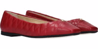 Pink Leather Ballet Flats 2