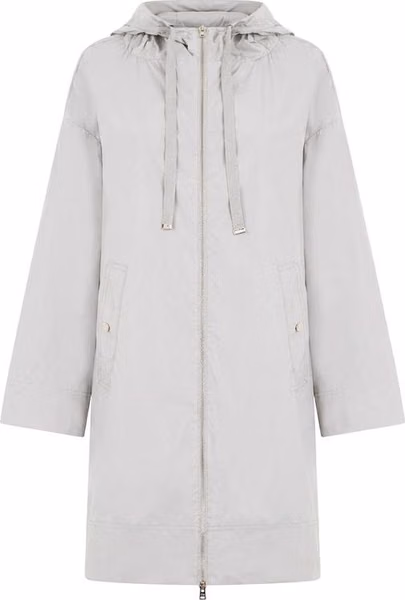 Gray Elastane Coat