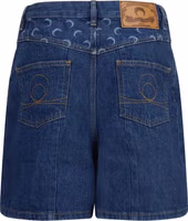 Blue Cotton Bermuda Shorts 2