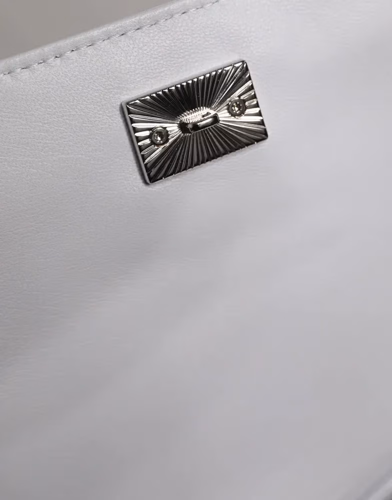 White Logo Plaque Crossbody Shoulder Borse Women Bag