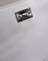 White Logo Plaque Crossbody Shoulder Borse Women Bag 1
