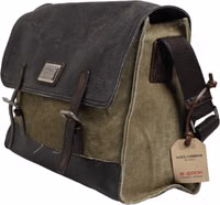 Military Green Two Tone Messenger Shoulder Borse Men Bag 5