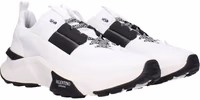 White Fabric Athletic Sneakers 2