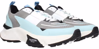 Gray Fabric Athletic Sneakers 2