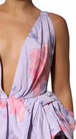 Multicolor Floral Runway Maxi Dress 5
