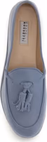 Blue Calf Leather Bos Taurus Slip-On Loafers 4