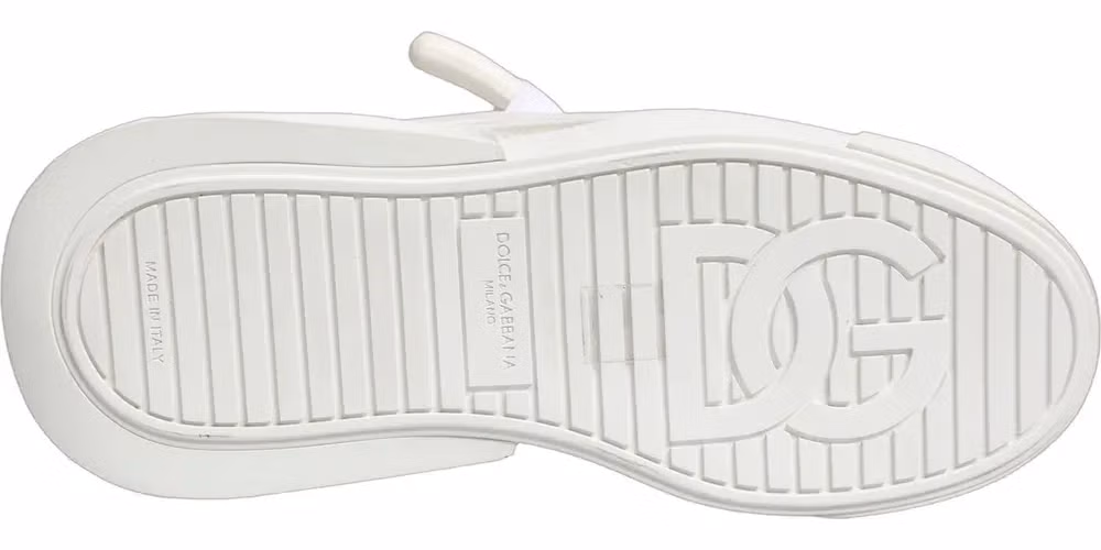 White Calfskin Leather Low Top Sneakers Shoes