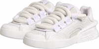 White Calfskin Leather Low Top Sneakers Shoes 4