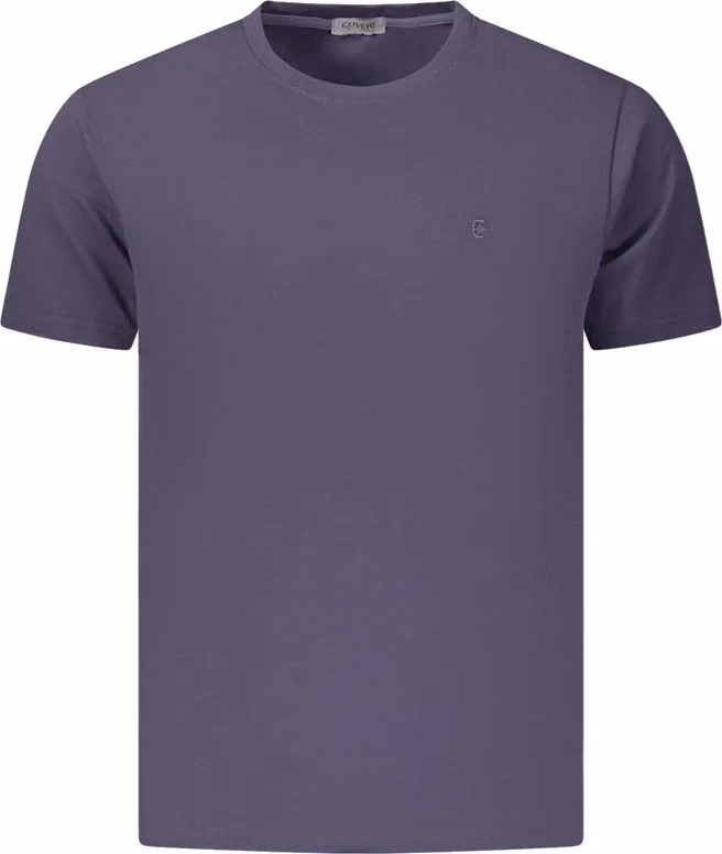 Blue Cotton Men's T-Shirt