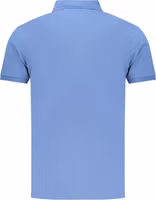 Blue Cotton Men's Polo Shirt 2