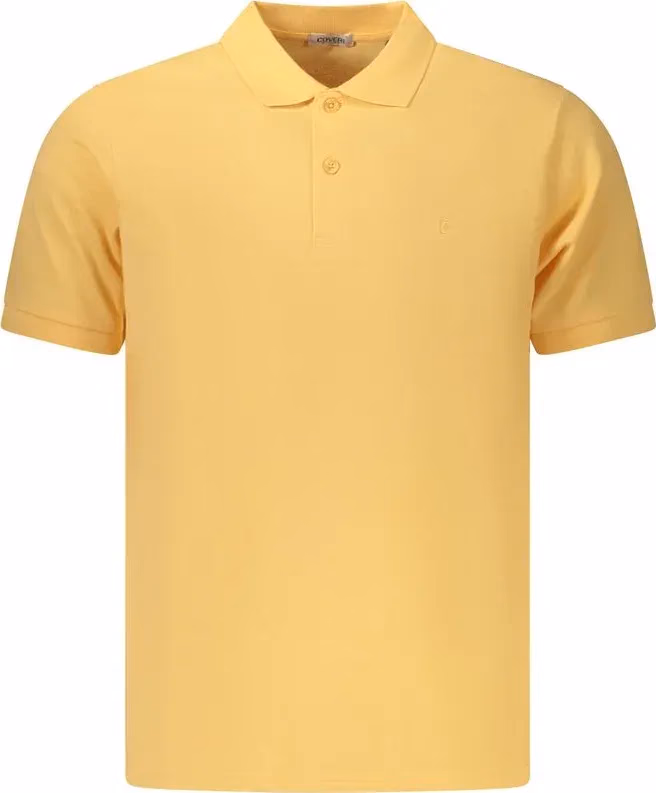 Orange Cotton Men's Polo Shirt