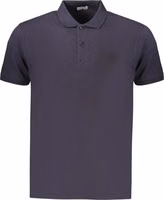 Blue Cotton Men's Polo 1