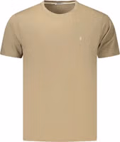 Brown Cotton Men's T-Shirt 1