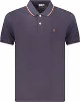 Blue Cotton Men's Polo 1