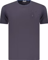 Blue Cotton Men's T-Shirt 1