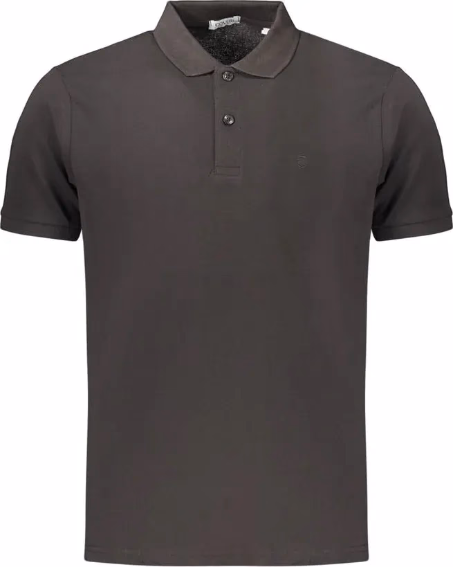 Black Cotton Men's Polo Shirt