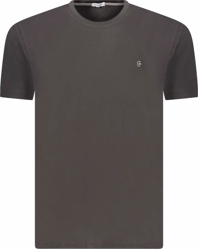 Black Cotton Men's T-Shirt
