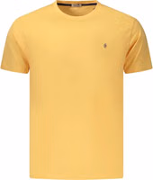 Orange Cotton Mens T-Shirt 1