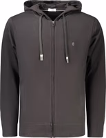 Black Cotton Mens Sweatshirt 1