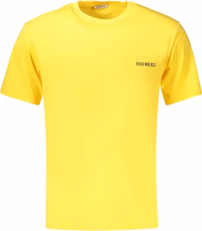 Yellow Cotton Men's T-Shirt