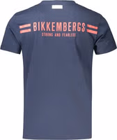 Blue Cotton Men's T-Shirt 2