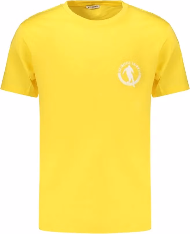 Yellow Cotton Men's T-Shirt