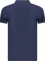 Blue Cotton Men's Polo 2