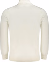 White Cotton Men's Sweater 2