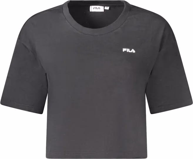 Black Cotton Women's T-Shirt