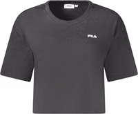 Black Cotton Women's T-Shirt 1