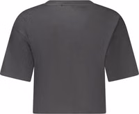 Black Cotton Women's T-Shirt 2