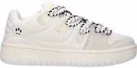 White Leather Low Top Sneakers 1