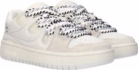 White Leather Low Top Sneakers 2