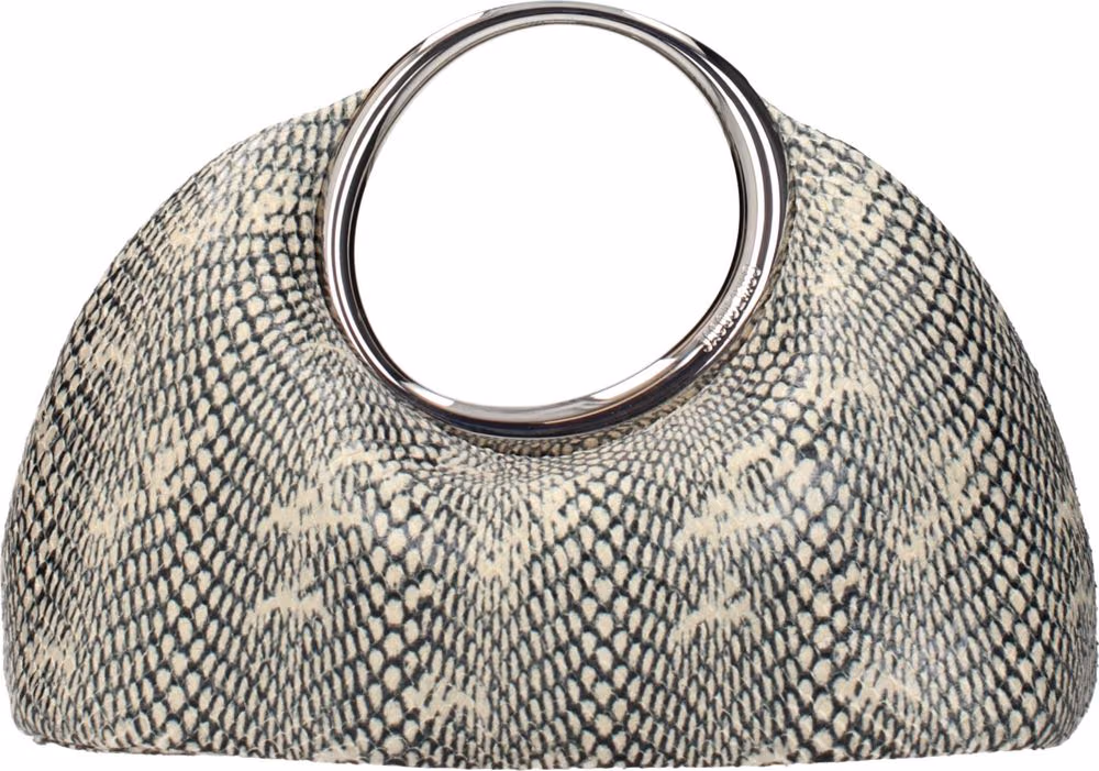 Beige Leather Handbag