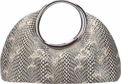 Beige Leather Handbag