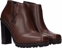 Brown Leather Ankle Boots 2