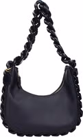 Blue Leather Shoulder Bag 1