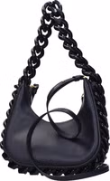 Blue Leather Shoulder Bag 3