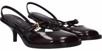 Brown Leather Platform Sandals 2