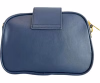 Blue PU Women Crossbody Bag 3