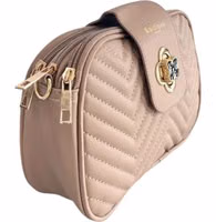 Beige PU Women Crossbody 2