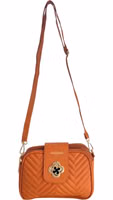 Brown PU Women Crossbody Bag 5