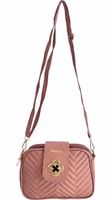 Pink PU Women Crossbody Bag 5