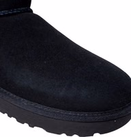 Black Suede Leather Ankle Boots 3