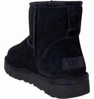 Black Suede Leather Ankle Boots 4