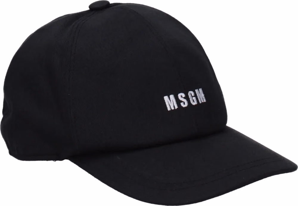 Black Cotton Cap (Baseball Hat)