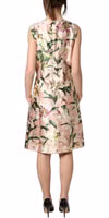 Light Pink LilyPrint Sleeveless Sheath Dress 5