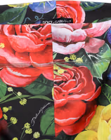 Multicolor Floral Stretch Jersey Leggings Pants 5