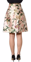 Pink Lilium High Waist Knee Length Skirt 4